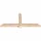 Ekena Millwork Eugene Smooth Timber Gable Bracket, Douglas Fir, 72"W x 33"H x 3 1/2"D x 5 1/2"F, 11/12 Pitch GBW072X33X0406EUG00SDF - alternate 4